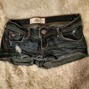 Hollister Dark Wash Denim Shorts